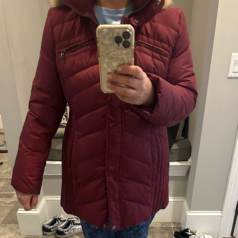 Jacket burgundy colour